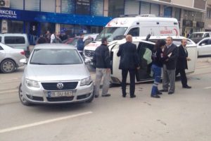 Bursa'da y&uuml;rekleri ağza getiren kaza