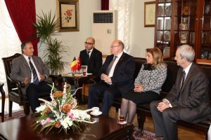 Bel&ccedil;ikalı iş adamlarından B&uuml;y&uuml;kşehir'e ziyaret