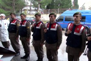 Bursa'da T&uuml;rkiye'nin ilk r&uuml;tbeli jandarma timi iş başı yaptı