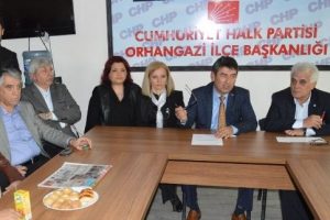 CHP'nin Bursa'daki ilk aday adayı Orhangazi'den