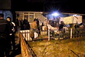 Atılan molotof kokteyli canından etti