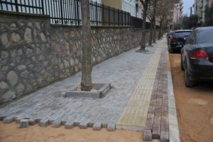 Orhangazi'de kaldırım &ccedil;alışması