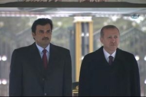 Katar Emirini Cumhurbaşkanı Erdoğan karşıladı