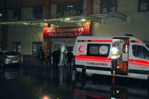 Otomobil elektrik direğine &ccedil;arptı: 1 yaralı