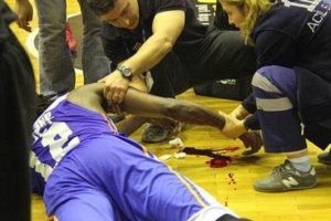 Basketbol ma&ccedil;ında akıl almaz olay
