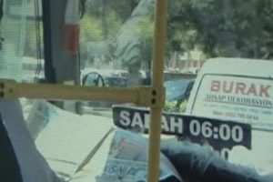 Direksiyon başında gazete okuyan şof&ouml;re soruşturma