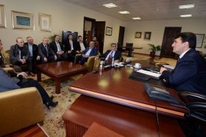 Ak Parti Nil&uuml;fer İl&ccedil;e Başkanı Celil &Ccedil;olak'tan D&uuml;ndar'a ziyaret