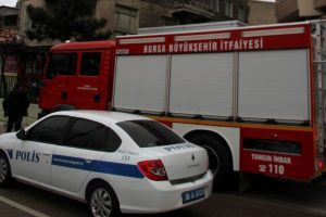 Bursa'da soba kovasından &ccedil;ıkan yangın ekipleri alarma ge&ccedil;irdi!