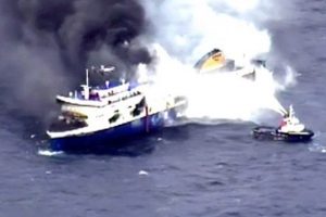 Feribotta kurtarma &ccedil;alışmaları hızlandı