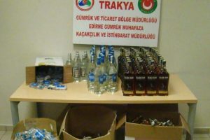 419 şişe ka&ccedil;ak i&ccedil;ki ele ge&ccedil;irildi