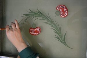 &Uuml;sk&uuml;p'ten Bursa'ya 'ebru' yolculuğu