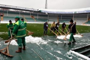 Bursaspor-Samsunspor ma&ccedil;ına kar tehditi