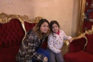 Kızına 1 yıl sonra kavuştu