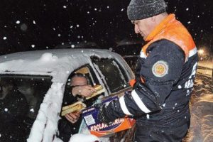 Yeni yıl karla geldi