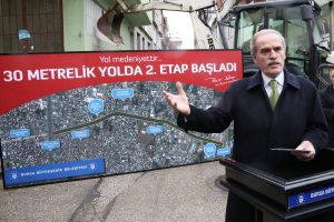 &Ccedil;elebi Mehmet Bulvarı'nda ikinci etap başladı