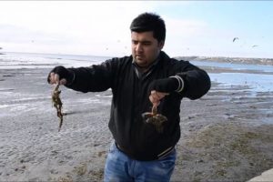 Silivri'de deniz &ccedil;ekildi