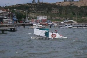 Fırtına 7 tekne batırdı