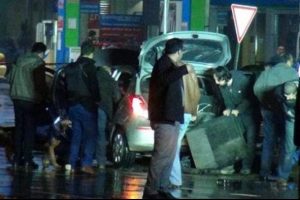 Bomba y&uuml;kl&uuml; ara&ccedil; alarmı