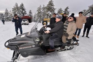 Murat Dağı'nda kayak sezonu a&ccedil;ıldı