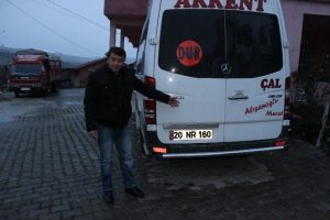 İşte milyoner yapan minib&uuml;s ve plakası