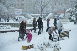 Tokat'ta eğitime kar engeli
