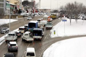 Bursa'da s&uuml;r&uuml;c&uuml;lerin zor anları!
