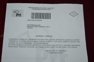 Erdoğan'dan şehit ailesine başsağlığı
