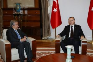 Erdoğan BM Komiseriyle g&ouml;r&uuml;şt&uuml;
