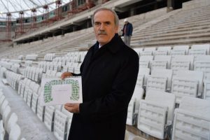 Kar yağışına rağmen Timsah Arena'da &ccedil;alışmalar s&uuml;r&uuml;yor