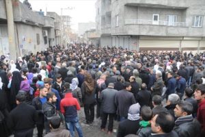 Cizre'de olaylı protesto