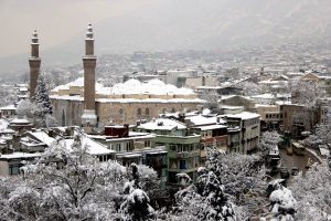 Kar Bursa'ya &ccedil;ok yakıştı