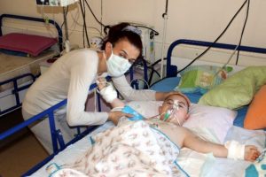 Down sendromlu &ccedil;ocuk l&ouml;semiye yakalandı