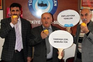Sendikacılar ayvayı yedi