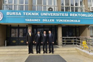 Edebali'den Rekt&ouml;r Arif Karademir'e makamında ziyaret