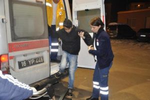 Bursa'da k&ouml;peklerin saldırdığı gen&ccedil; hastanelik oldu