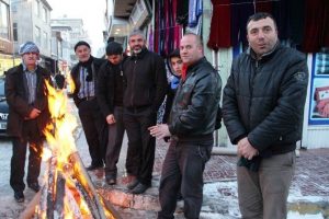 Soğuklara karşı dayanışma ateşi