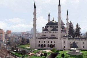 Balkanların en b&uuml;y&uuml;k camisinin inşası başlıyor