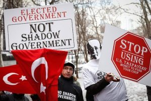 ABD'de "Paralel Devlet İstemiyoruz" mitingi