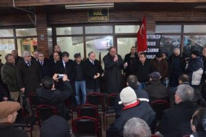 Bursa'da hal esnafı kepenk kapattı
