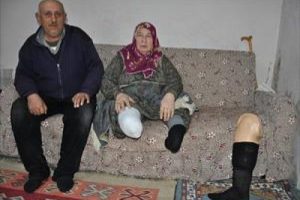 Engelli kadının umutlarını da &ccedil;aldılar