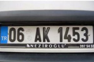 Bu plakaya 350 bin lira istiyor