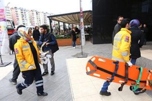 Alışveriş merkezinin tavanı &ccedil;&ouml;kt&uuml; !