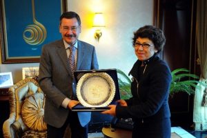 BM'den Başkan G&ouml;k&ccedil;ek'e ziyaret