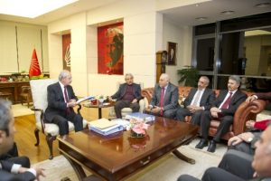 Alevi derneklerinden CHP liderine ziyaret