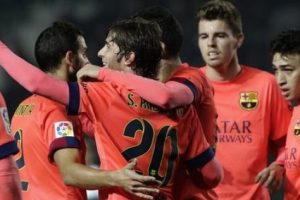 Bar&ccedil;a g&uuml;le oynaya turladı:0-4