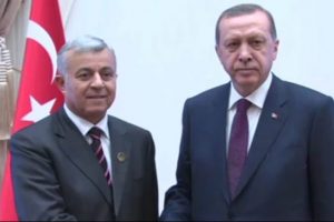Ulusal Kongre Başkanı'nı kabul etti
