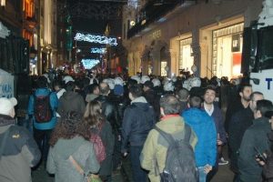Emek Sineması protestosunda gerginlik