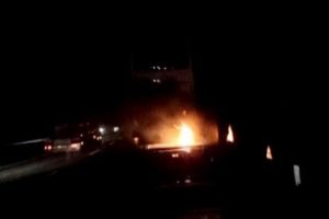 Bursa'da TIR alev aldı! İmdadına AFAD yetişti!