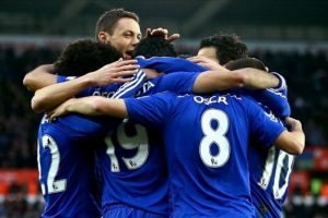 Chelsea Swansea'yi gole boğdu!