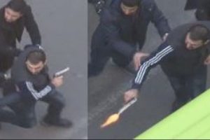 Cadde ortasında dehşet!